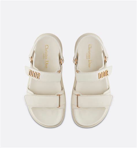 dior sandals women white|christian dior flat sandals.